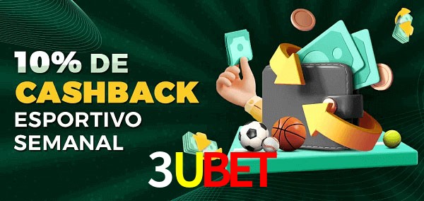 10% de bônus de cashback na 3Ubet