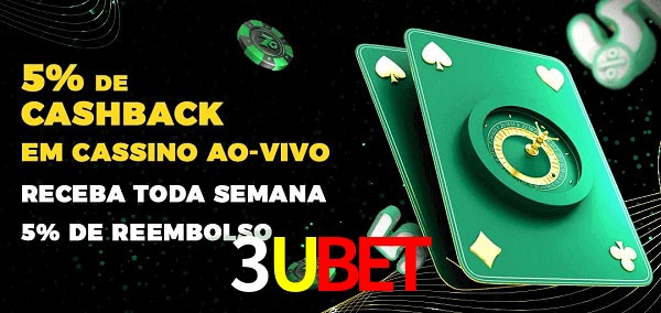 Promoções do cassino ao Vivo 3Ubet
